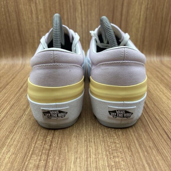 Vans Era Stacked Pastel Platform Pink White Blue Yellow Women’s Size 10 - Picture 2 of 9